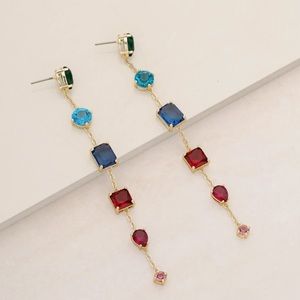 Ettika drop earrings rainbow
